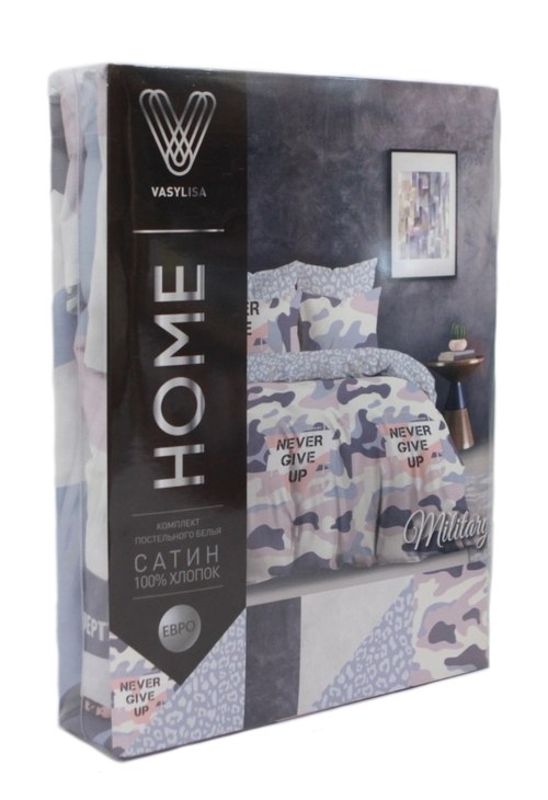 КПБ евро сатин Василиса Home Скидка <876-1>