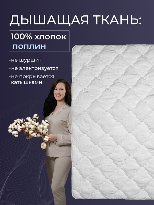 Одеяло хлопок тк поплин Реноме