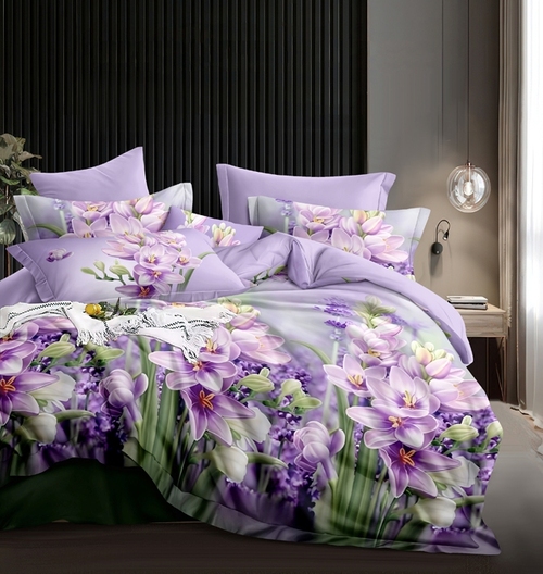 КПБ  поплин Exclusive Viola <ПВ31-1493>